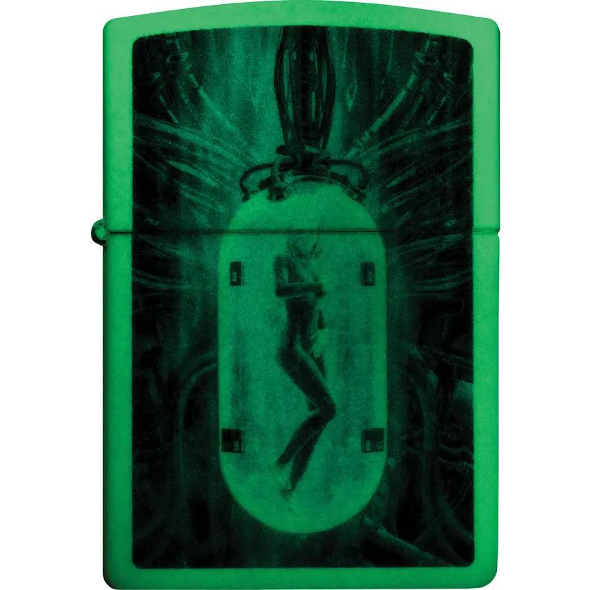 Zippo Lighter Glow In The Dark Woman Tube Design Cream Matte - Gift Boxed For Women by Zippo