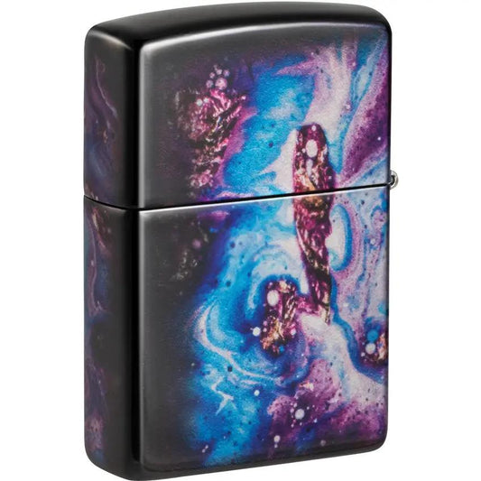 Zippo Universe Astro Design Lighter Space Themed Wrap for Collectors and Everyday Carry by Zippo