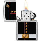 Zippo USMC Lighter For Marines Street Chrome - Officially Licensed With Authentic USMC Branding by Zippo
