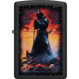 Zippo Lighter Frank Frazetta Death Design 48555 - Black Matte Boxed For Collectors Limited Edition by Zippo