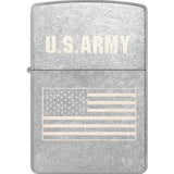 Zippo US Army Lighter Street Chrome Boxed Collector Edition - Officially Licensed by Zippo