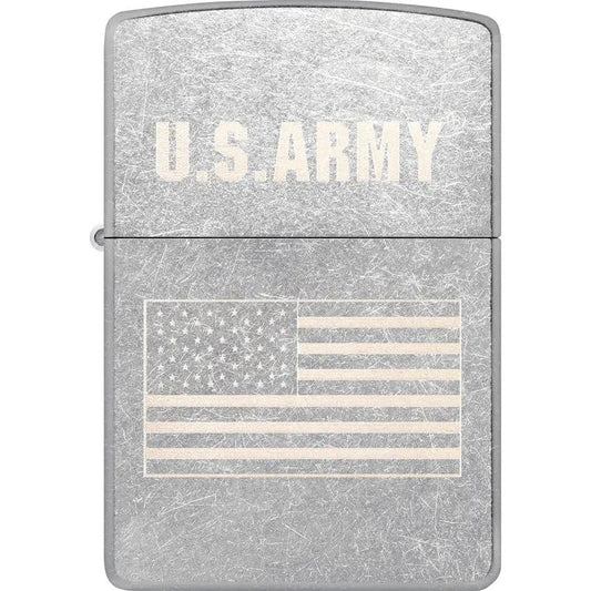 Zippo US Army Lighter Street Chrome Boxed Collector Edition - Officially Licensed by Zippo