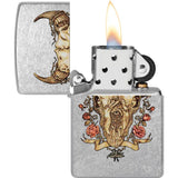 Zippo Rick Rietveld Lighter Street Chrome - Gift Ready Collectible For Fans And Gift Buyers by Zippo