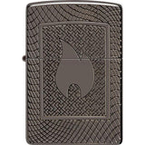 Zippo Pattern Design Lighter 48569 - Black Ice Finish Gift Ready Boxed For Collectors by Zippo