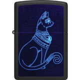 Zippo Blacklight Spiritual Cat Lighter Hidden UV Scene Revealed Under Ultraviolet Light Gift For Cat Lovers by Zippo