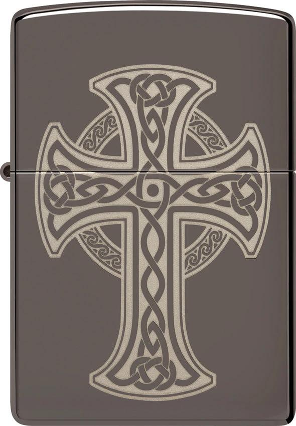 Zippo Celtic Cross Design Lighter 48614 by Zippo