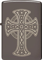 Zippo Celtic Cross Design Lighter 48614 by Zippo