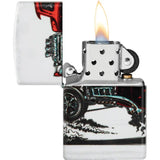 Zippo Hot Rod Lighter 48660 - Boxed Gift For Car Enthusiasts With 540 Color Artwork Design Edition by Zippo