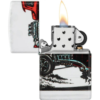 Zippo Hot Rod Lighter 48660 - Boxed Gift For Car Enthusiasts With 540 Color Artwork Design Edition by Zippo