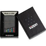 Zippo Chess Pieces Lighter 48662 - Black Matte Finish Gift Boxed For Chess Lovers And Collectors by Zippo