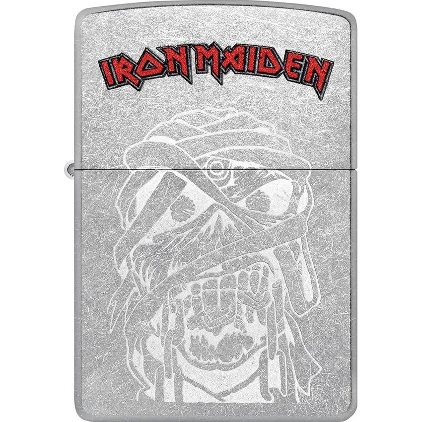 Zippo Iron Maiden Lighter 48667 Street Chrome Official Licensed Collectible - Gift Boxed Edition For Metal Fans by Zippo