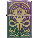 Zippo Evil Design Lighter - Chameleon Color Shifting Finish Collectible Gift For Collectors And Gift Givers by Zippo