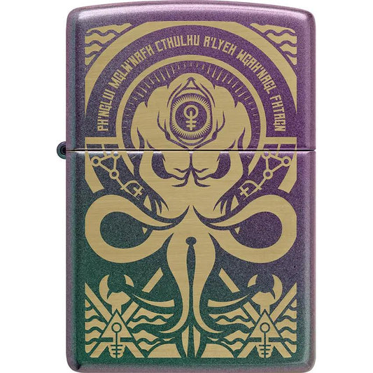 Zippo Evil Design Lighter - Chameleon Color Shifting Finish Collectible Gift For Collectors And Gift Givers by Zippo