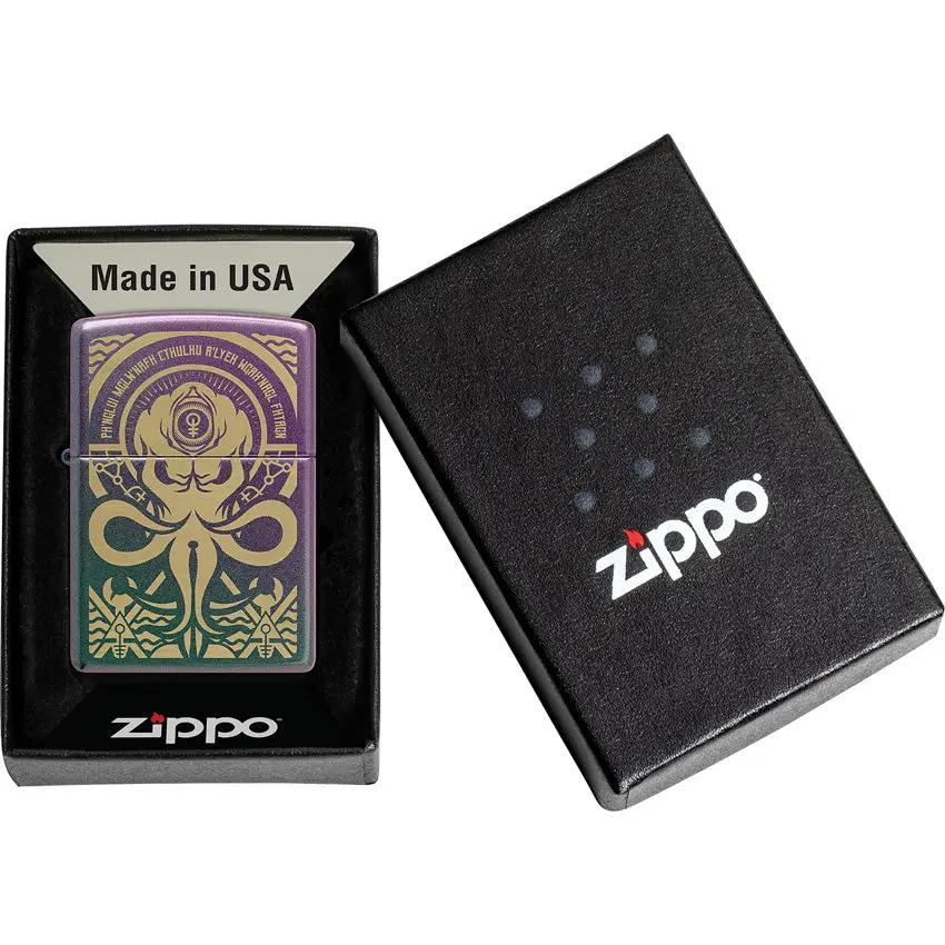 Zippo Evil Design Lighter - Chameleon Color Shifting Finish Collectible Gift For Collectors And Gift Givers by Zippo
