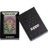 Zippo Evil Design Lighter - Chameleon Color Shifting Finish Collectible Gift For Collectors And Gift Givers by Zippo