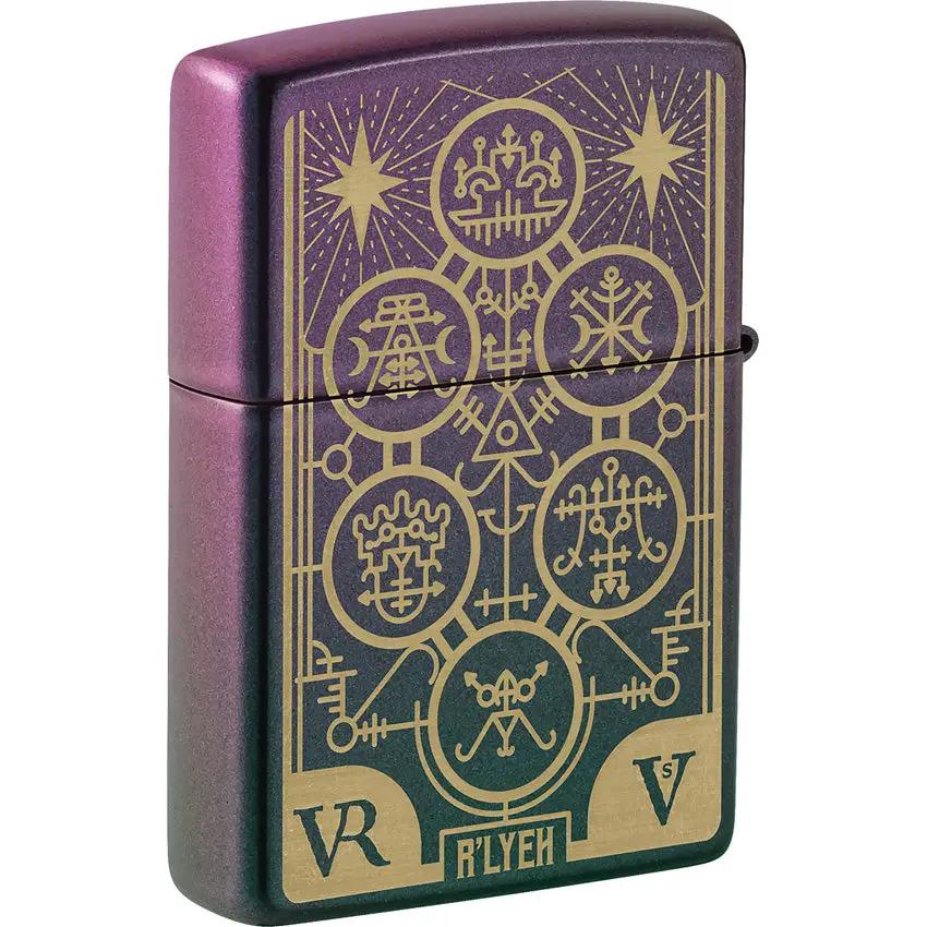 Zippo Evil Design Lighter - Chameleon Color Shifting Finish Collectible Gift For Collectors And Gift Givers by Zippo