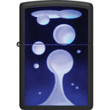 Zippo Lava Lamp Lighter 48675 - Ultraviolet Blacklight Reactive Design Reveals Hidden Scene by Zippo