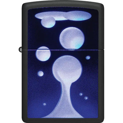 Zippo Lava Lamp Lighter 48675 - Ultraviolet Blacklight Reactive Design Reveals Hidden Scene by Zippo