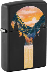 Zippo Mountain Waterfall Lighter 48676 by Zippo