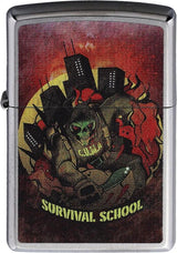 Zippo Urban Survival Lighter CUMA Street Chrome Premium Outdoor Gear For Survivalists by Zippo