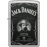 Zippo Jack Daniels Lighter - Street Chrome Finish Licensed Collectors Gift For Jack Daniels Fans by Zippo