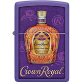 Zippo Crown Royal Lighter Purple Matte Finish Gift Boxed for Collectors and Crown Royal Fans by Zippo