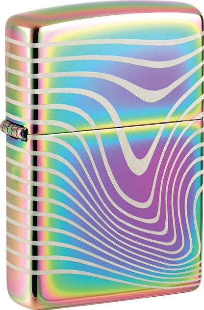 Zippo Wavy Pattern Lighter 48775 by Zippo