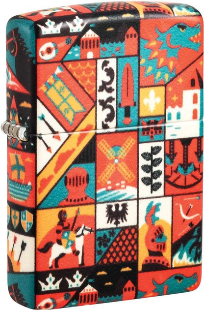 Zippo Old Ages Lighter Vintage Design Boxed Gift for Collectors and Enthusiasts by Zippo