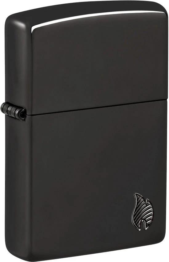 Zippo Armor Series Flame Lighter 46402 High Polish Black Ice Finish Boxed For Collectors by Zippo