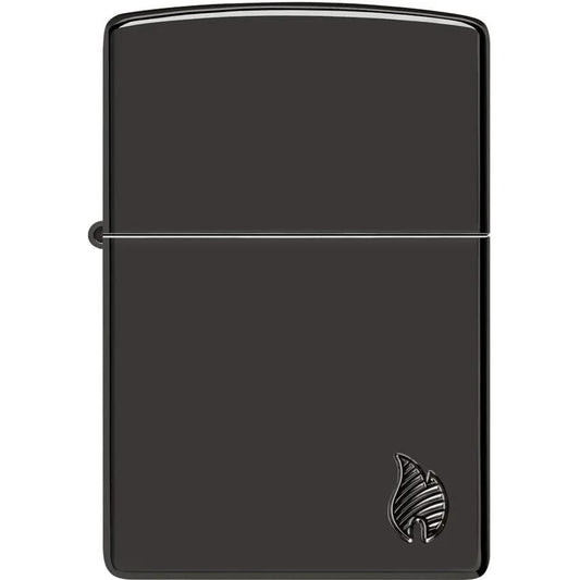 Zippo Armor Series Flame Lighter 46402 - High Polish Black Ice Finish Boxed For Collectors by Zippo