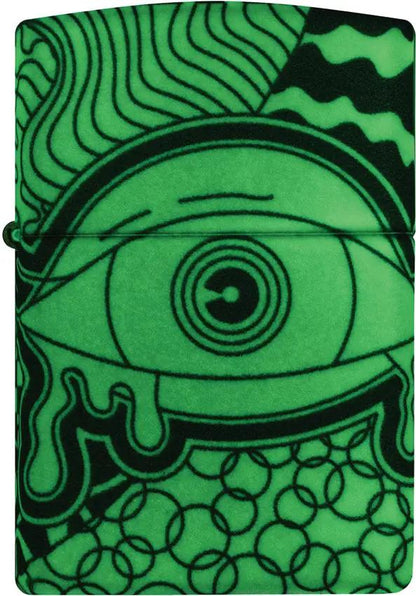 Zippo Vision Test Lighter - Eye Chart Design With 540 Color Process Gift Boxed Collectible by Zippo