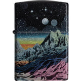 Zippo Space In Color Lighter Fusion Design - Chrome Finish For Collectors And Everyday Carry by Zippo
