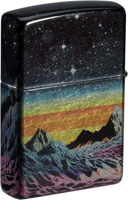 Zippo Space In Color Lighter Fusion Design - Chrome Finish For Collectors And Everyday Carry by Zippo