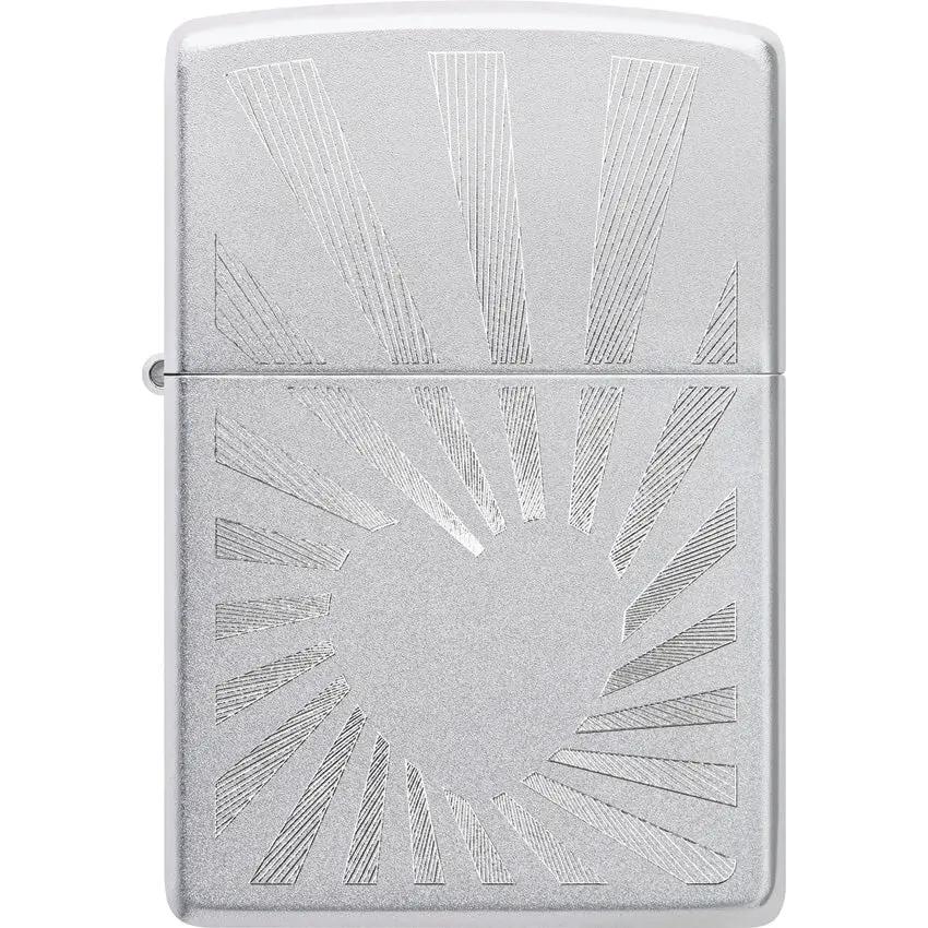 Zippo Love Radiates Lighter - Satin Chrome Finish Gift Ready For Couples And Romance Lovers by Zippo