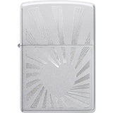 Zippo Love Radiates Lighter - Satin Chrome Finish Gift Ready For Couples And Romance Lovers by Zippo