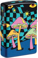 Zippo Mushroom Party Lighter - Glow In The Dark 540 Color Process Finish Boxed Gift For Party Lovers And Collectors by Zippo