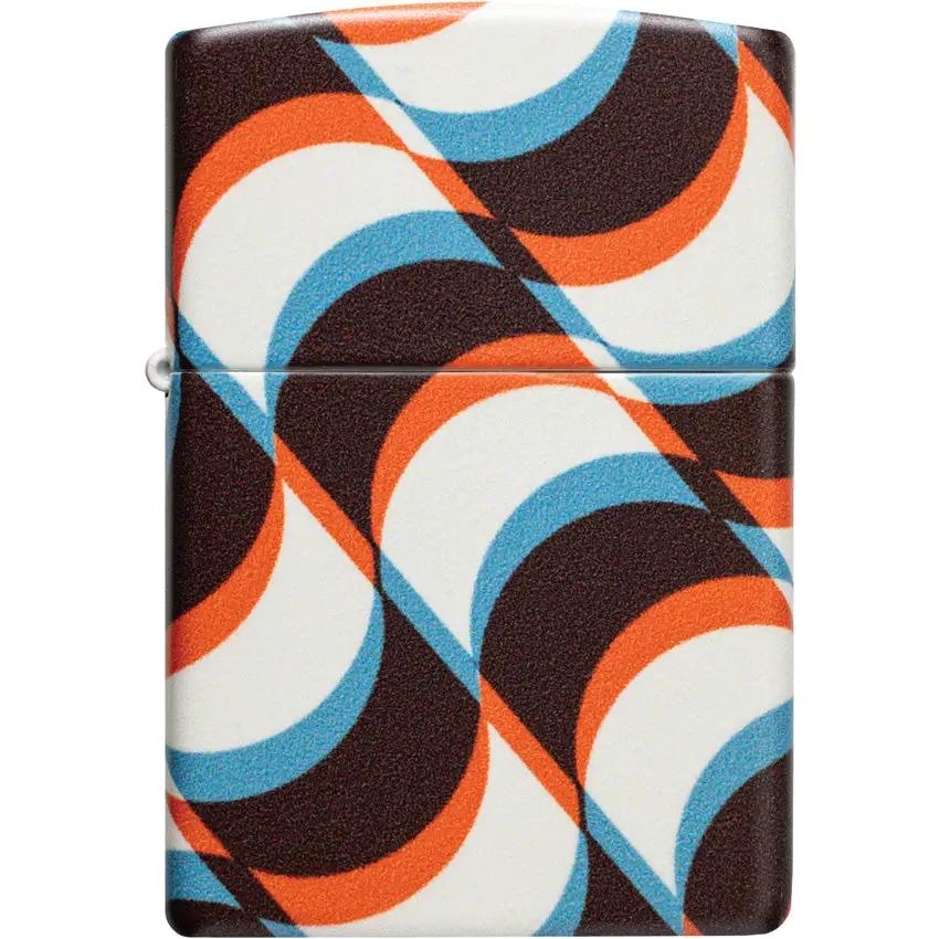 Zippo Funky Pattern Lighter - Vibrant 540 Color Process For Collectors And Trendsetters by Zippo
