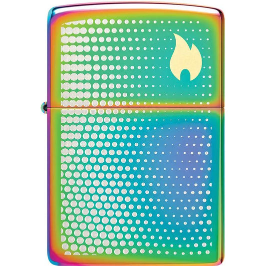 Zippo Dot Matrix Lighter - Laser Etched Two Tone Finish For Collectors And Gift Buyers by Zippo
