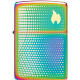 Zippo Dot Matrix Lighter - Laser Etched Two Tone Finish For Collectors And Gift Buyers by Zippo