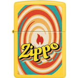Zippo Swirls Lighter Sunflower Design 46570 - Boxed Gift For Lighter Collectors And Enthusiasts by Zippo