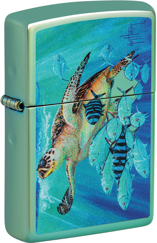 Zippo Guy Harvey Turtle Lighter 46589