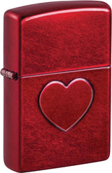 Zippo Stamped Heart Lighter 46588 by Zippo