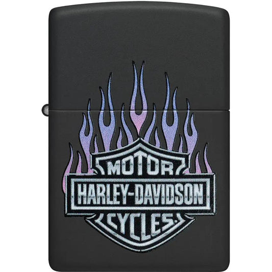 Zippo Harley-Davidson Lighter Black Matte - Official Licensed Collectible For Biker Enthusiasts by Zippo