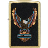 Harley-Davidson Zippo Lighter Street Brass Licensed Authentic Collectible For Bikers - Durable Pocket Carry by Zippo