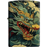 Zippo Dragon Fusion Lighter 46705 - 540 Fusion Design In Tumbled Brass Collectible by Zippo