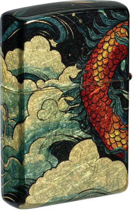 Zippo Dragon Fusion Lighter 46705 - 540 Fusion Design In Tumbled Brass Collectible by Zippo