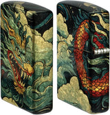Zippo Dragon Fusion Lighter 46705 - 540 Fusion Design In Tumbled Brass Collectible by Zippo