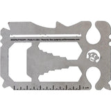 Zootility Pocket Monkey-X Multi Tool - TSA Compliant 12 In 1 Everyday Carry Ruler Bottle Opener Pry Bar Screwdriver Tip by Zootility