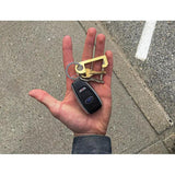 Zootility Careful Key Minima 70 - Copper Tool That Kills Ninety Nine Percent Bacteria In Two Hours Keychain Accessory by Zootility