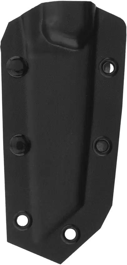 ZA-PAS Knives Geo Fixed Blade - Black G10 Handle, 3.5in D2 Blade, Full Tang, Kydex Sheath by ZA-PAS Knives